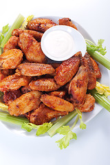 Image showing Buffalo chicken wings