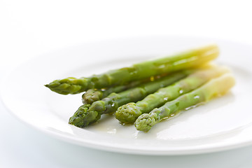 Image showing Green asparagus