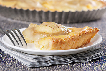 Image showing Pear tart