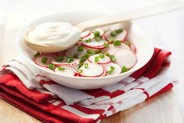 Image showing Radish salad