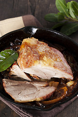 Image showing Roasted pork 