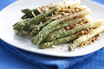 Image showing Asparagus gratin