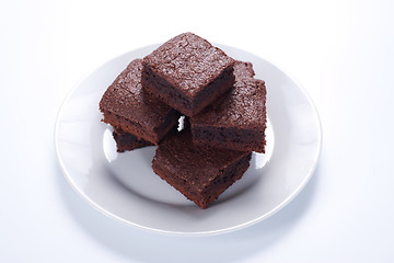 Image showing Chocolate brownies