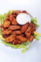 Image showing Buffalo chicken wings