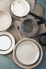 Image showing Vintage tableware