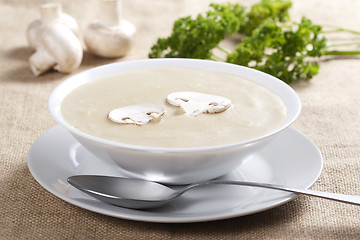 Image showing Mushroom soup 