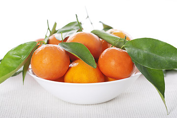 Image showing Ripe tangerines