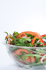 Image showing Healthy green salad