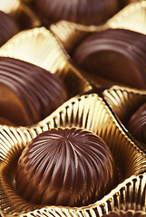 Image showing Box with chocolate pralines