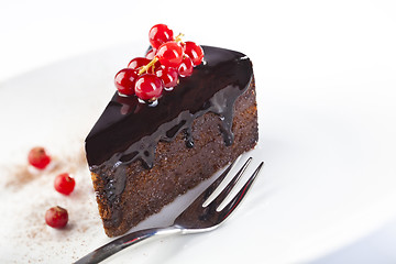 Image showing ?hocolate cake