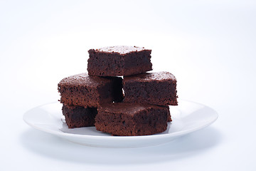 Image showing Chocolate brownies