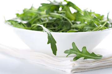 Image showing Rucola fresh salad