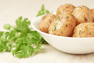 Image showing Roasted potatoes