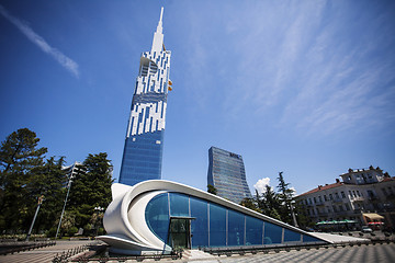 Image showing Modern buildings in Batumi, Georgia