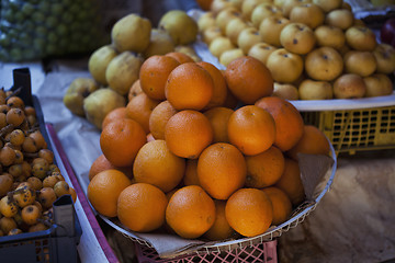 Image showing Organic oranges