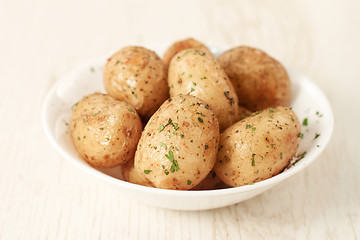 Image showing Roasted potatoes