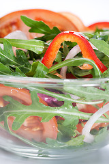 Image showing Healthy green salad