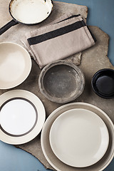 Image showing Vintage tableware