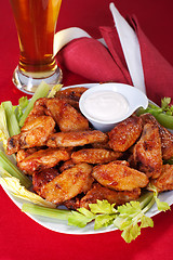 Image showing Buffalo chicken wings