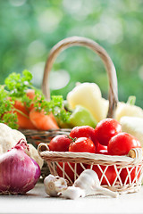 Image showing Vegetables in the basket 