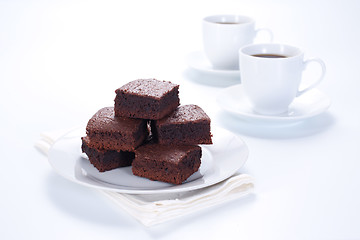 Image showing Chocolate brownies