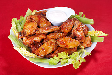 Image showing Buffalo chicken wings