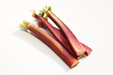 Image showing Fresh rhubarb