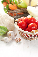 Image showing Vegetables in the basket 