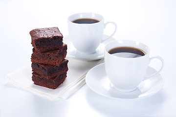 Image showing Chocolate brownies