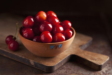 Image showing Fresh cherries