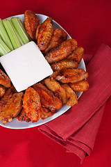 Image showing Buffalo chicken wings