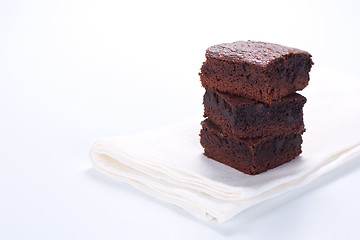 Image showing Chocolate brownies