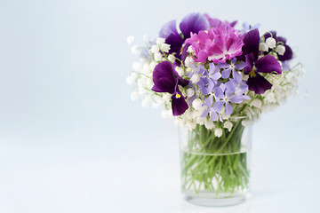 Image showing Spring flowers in vase