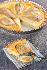 Image showing Pear tart