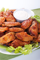 Image showing Buffalo chicken wings