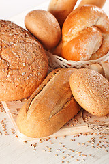 Image showing Variety of bread