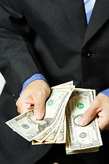 Image showing Money man