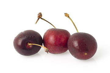 Image showing Three cherries

