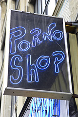 Image showing Porno shop sign