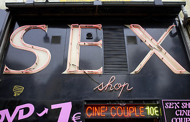 Image showing Porno shop sign