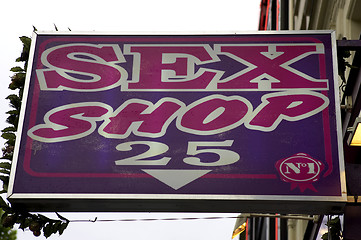 Image showing Porno shop sign