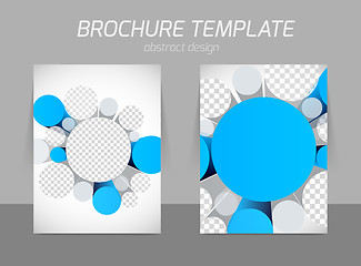 Image showing brochure with 3d circles