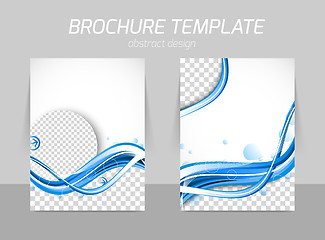 Image showing Water design brochure