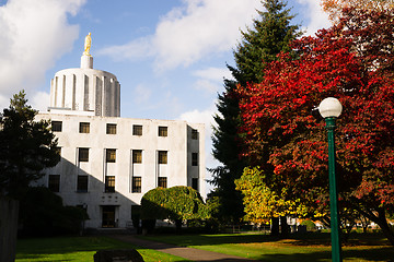 Image showing State Captial Salem Oregon Government Capital Building Downtown