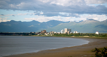 Image showing Summertime Bootleggers Cove Anchorage Alaska United States North