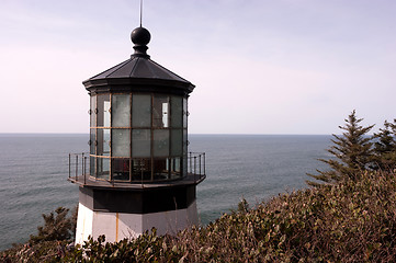 Image showing Cape Mears Lighthouse Pacific West Coast Oregon United States