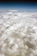 Image showing Cloud Cover Blue Sky Stratosphere Vertical Composition Clear Wea