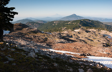 Image showing PCT Pacific Crest Trail Park Butte Skyline Cascade Range