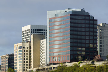 Image showing Office Buildings Architecture Downtown Tacoma Washington Northwe