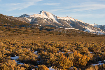 Image showing High Mountain Peak Great Basin Region Nevada Landscape